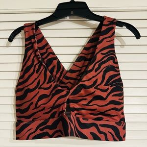 Fabletics animal print sports bra